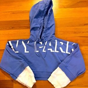 IVY PARK ::: Logo Cropped Hoodie